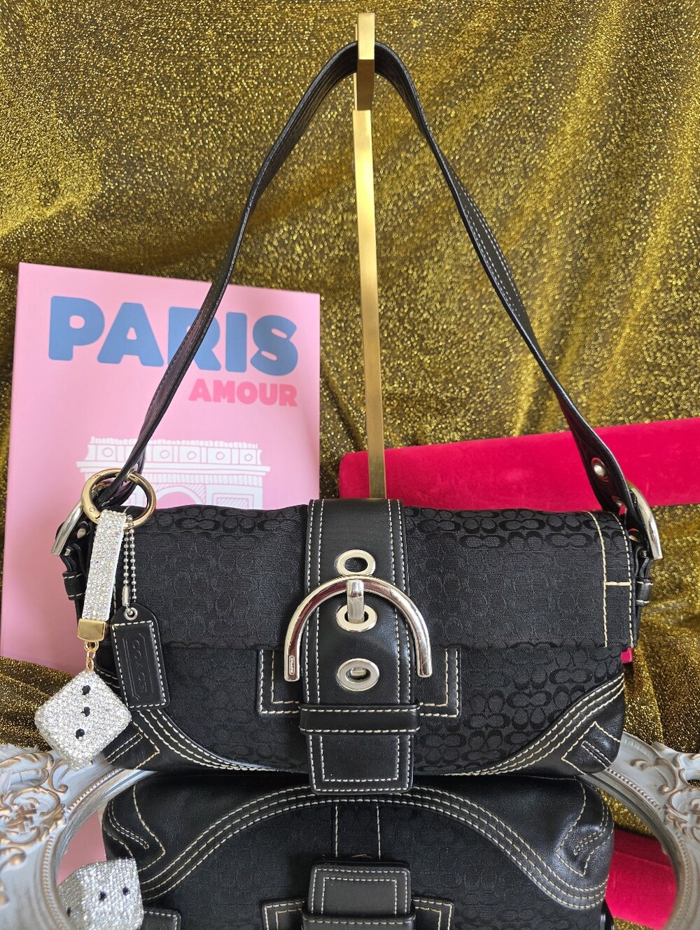 Coach Y2k Soho Flap Demi Baguetye 3628